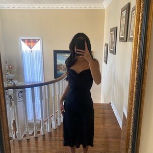 Zara midi silk dress